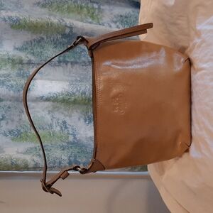 Tan shoulder bag y2k Coach Patent Leather w tags in pocket vintage